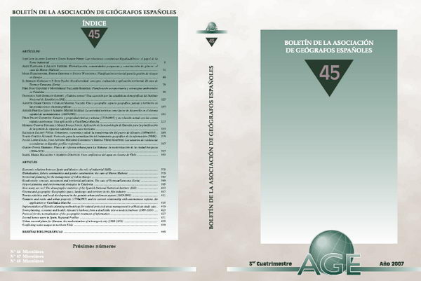 Article "Planificaci&oacute;n aeroportuaria y estrategias ambientales en Catalu&ntilde;a" publicat per l'"Asociaci&oacute;n de Geogr&aacute;fos espa&ntilde;oles" (tercer quadrimestre de l'any 2007)