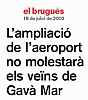Revista municipal "El Brugu&eacute;s" (18 de juliol de 2003)