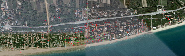 Imagen reducida del mapa de los problemas de Gav&agrave; Mar (2 de enero de 2008)
