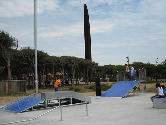 Estrena oficial de la pista d'SKATE de Gav&agrave; Mar amb m&uacute;sica (19 de maig de 2007)