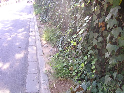 Vorera inexistent al carrer Arenys de Gav&agrave; Mar