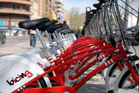 Bicicletes del BICING a Barcelona