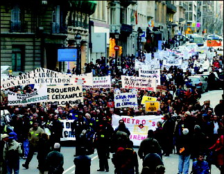 La cap&ccedil;alera de la manifestaci&oacute;