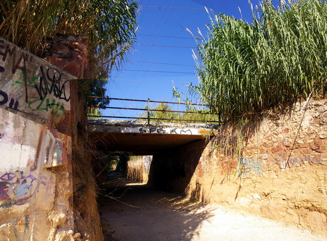 Foto-montaje de im�genes de la Riera dels Canyars de Gav� Mar (26 de Octubre de 2008) (Fotograf�a: Joaquim Cano)