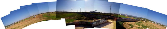 Foto-montaje de im�genes de la Riera dels Canyars de Gav� Mar (26 de Octubre de 2008) (Fotograf�a: Joaquim Cano)